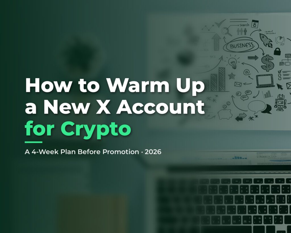 How to Warm Up a New X (Twitter) Account for a Crypto Project in 2026